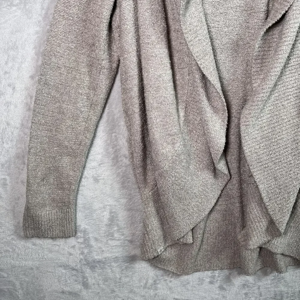 Barefoot Dreams CozyChic Lite Cardigan L/XL Grey Comfort Loungewear Pajama‎
